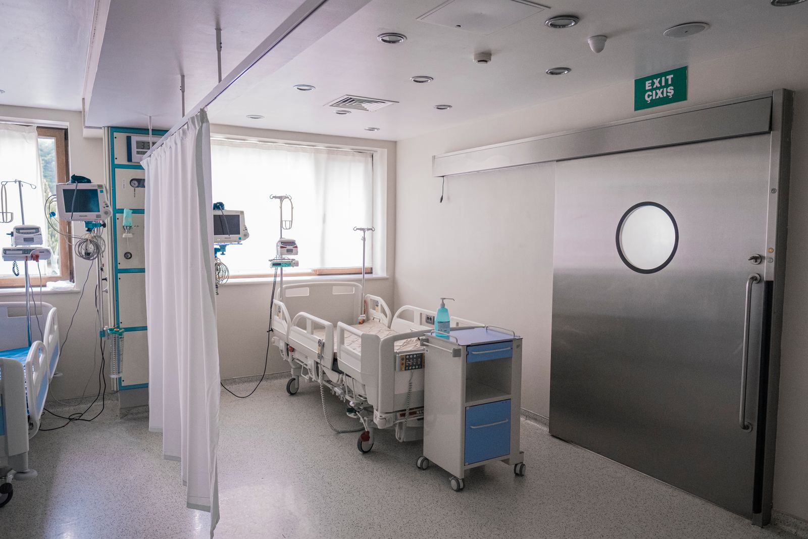 Posti letto in un reparto di terapia intensiva